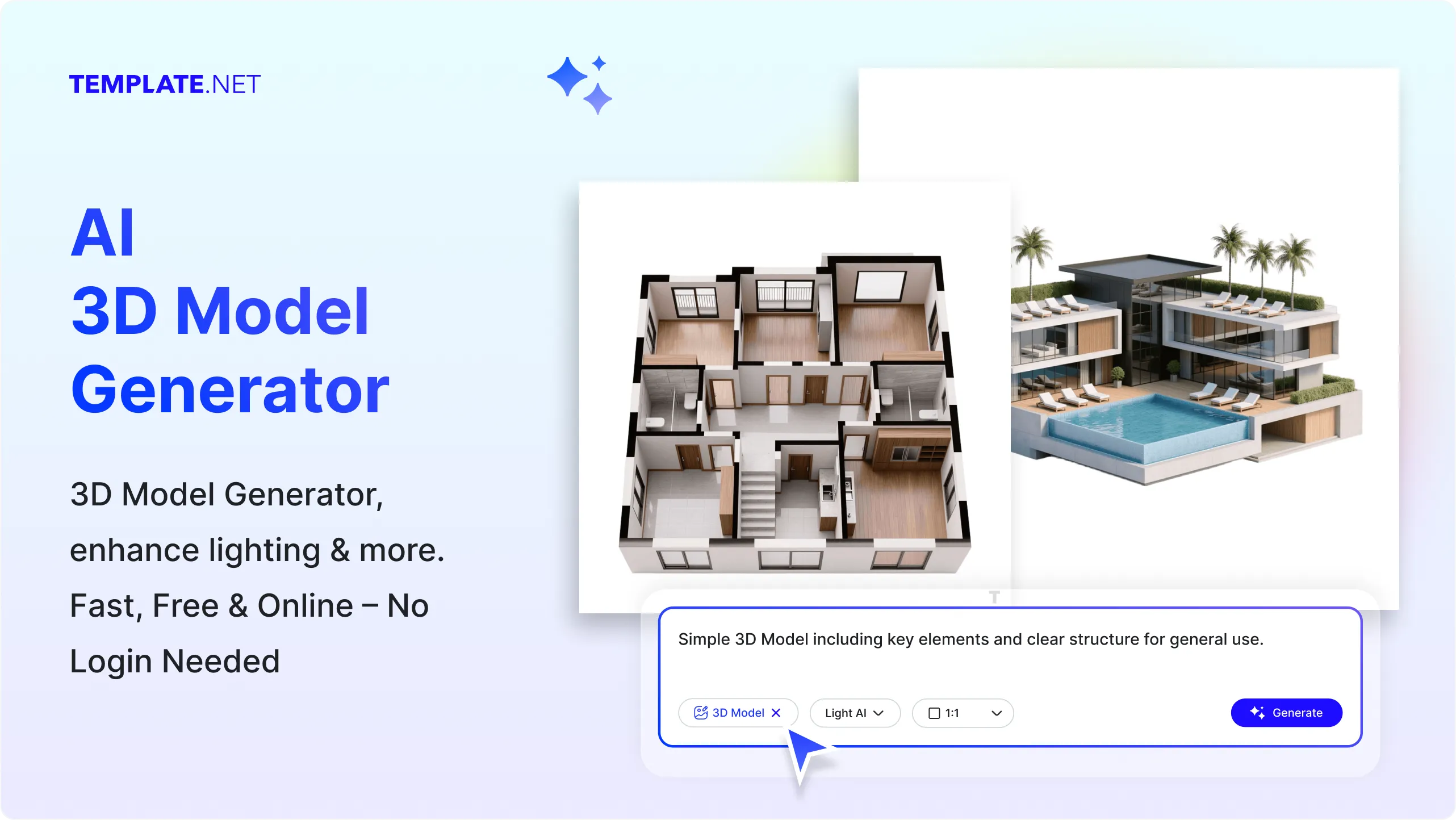 Free AI 3D Model Generator, Create 3D Model Images Online [ No Signup ]